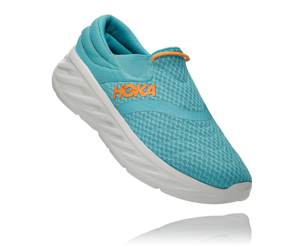 Hoka One One ORA Återhämtningsskor Herr LjusTurkos/Orange - SE-0169387